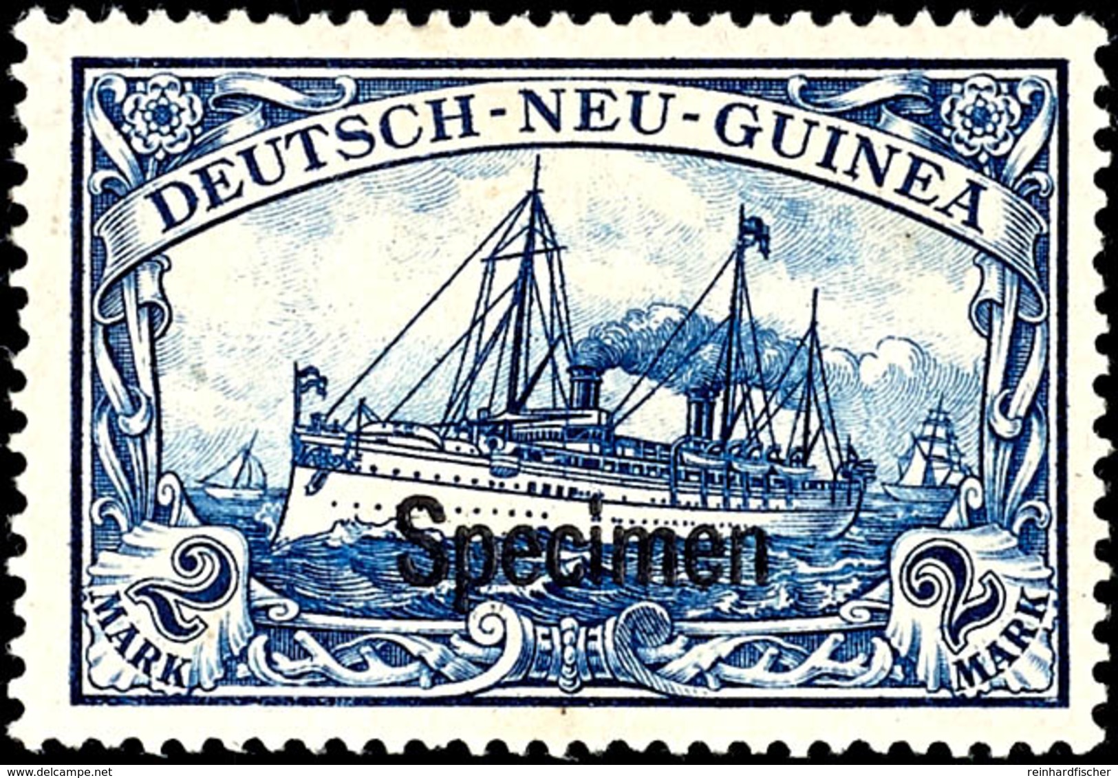 3 - 20 Pfg., 50 Pfg. Und 2 M. Mit Aufdruck "Specimen", Ungebraucht, Teils Tropisch, 2 M Dünne Stelle, Mi. 600.-, Katalog - German New Guinea