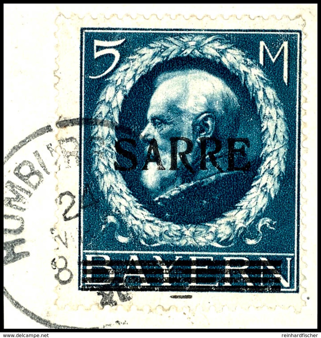 3 - 10M. Gestempelt, 5 M. Auf Briefstück, Tadellos, 1 Fotoattest Und 2 Befunde Braun BPP "einwandfrei", Mi. 1.620.-, Kat - Other & Unclassified