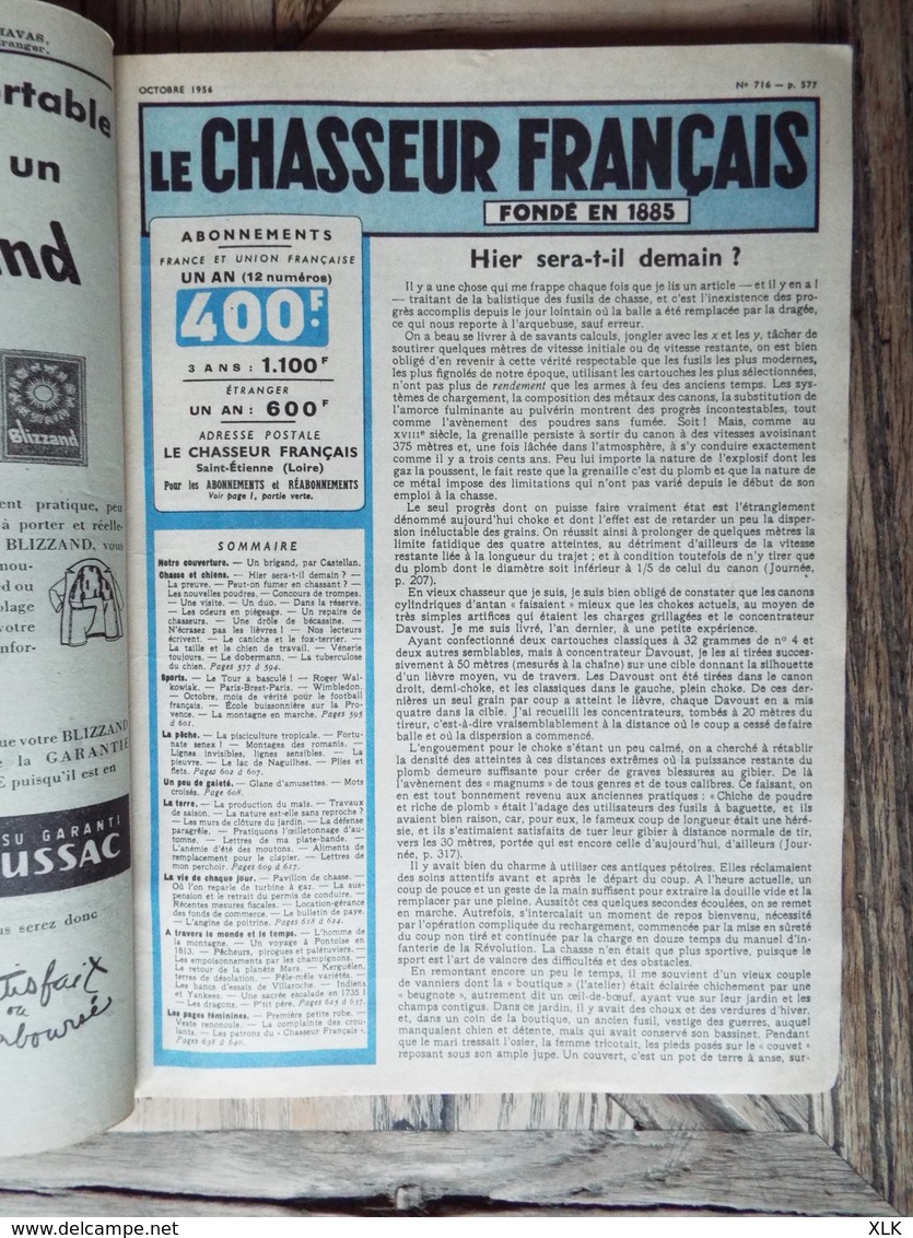 Le Chasseur Français - 19 exemplaires - Entre 1948 et 1958