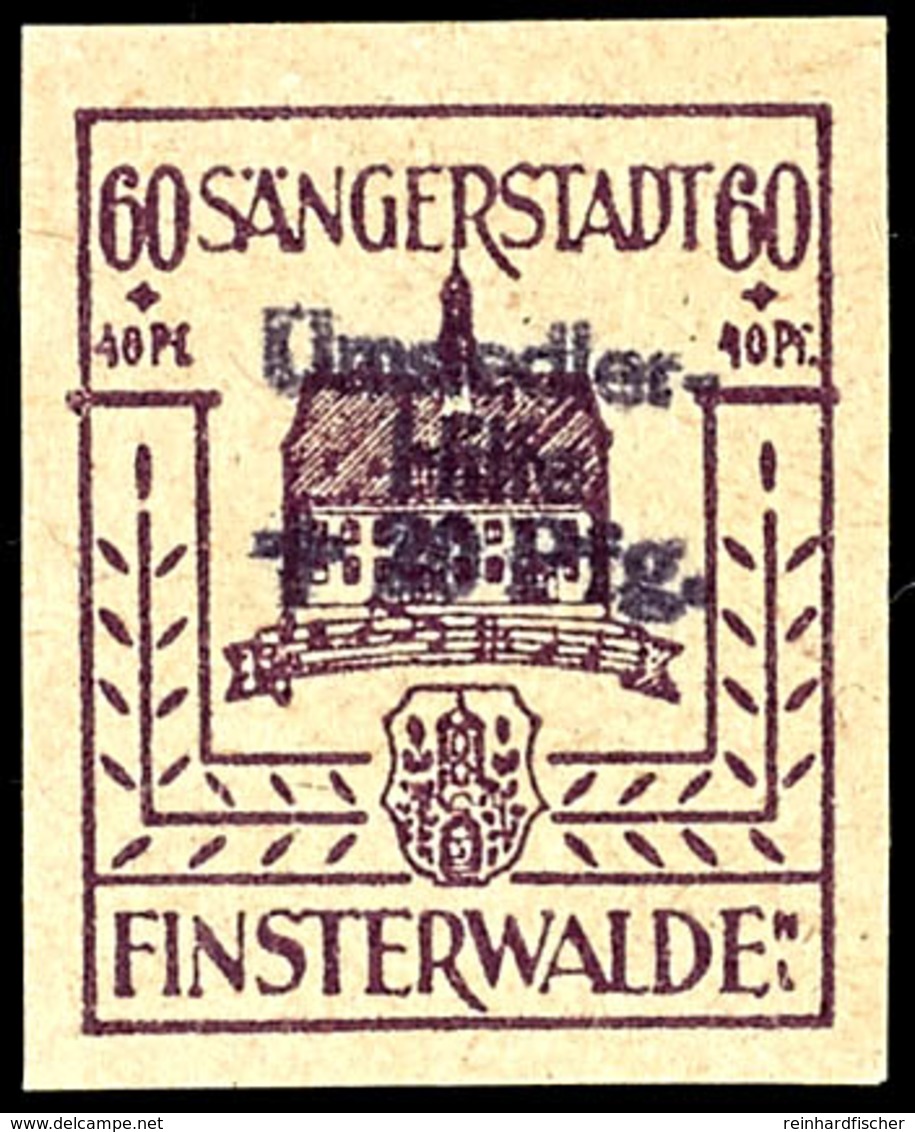 3 - 60 Pfg Umsiedler -Hilfe Postfrisch Komplett, Mi. 250., Katalog: II/XIII ** - Finsterwalde