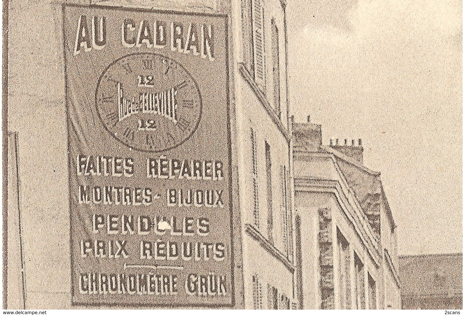 Dépt 75 - PARIS (20è Arr.) - (rare AVEC Publicité "AU CADRAN", Rue De Belleville) - Rue Julien Lacroix - Fleury 258 Bis - Distrito: 20