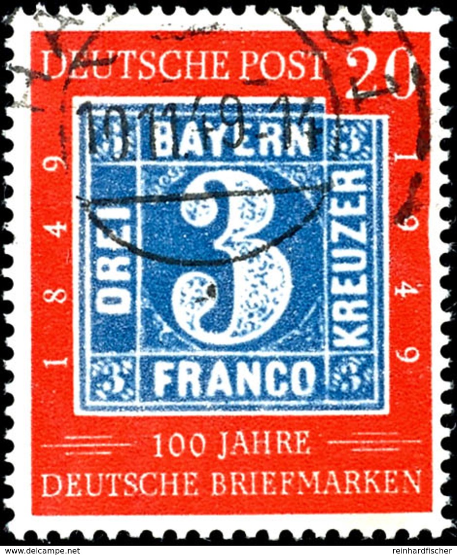 20 Pfg Tag Der Briefmarke, Plattenfehler IV (nur Auf Feld 40 Einer Teilauflage Vorkommend), Tadellos Gestempelt, Fotobef - Altri & Non Classificati