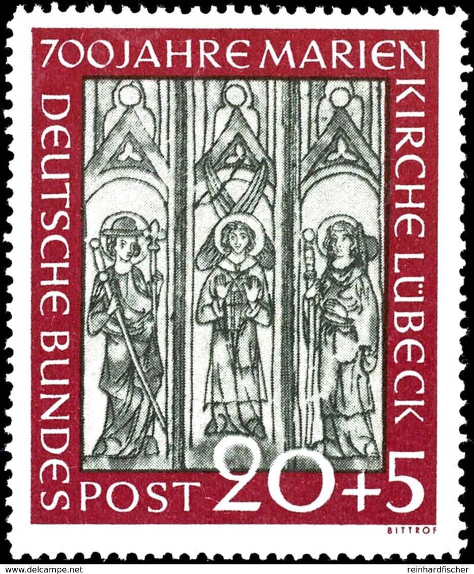 20+5 Pfg Marienkirchen Mit Plattenfehler "Sprung Im Fresko", Tadellos Postfrisch, Mi. 650.-, Katalog: 140I ** - Altri & Non Classificati