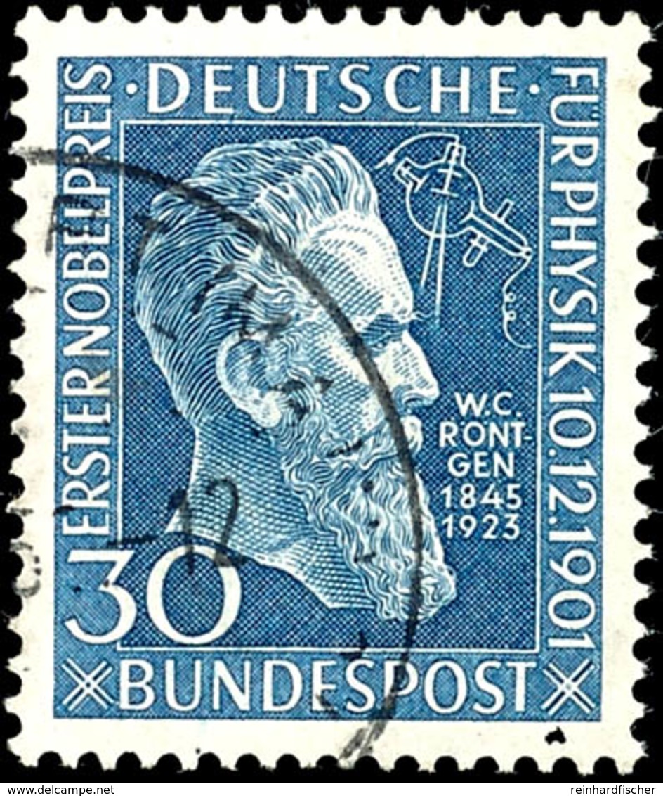 30 Pfg Röntgen, Wz.Z, Gest., Gepr. Schlegel BPP, Mi. 180.-, Katalog: 147Z O - Altri & Non Classificati