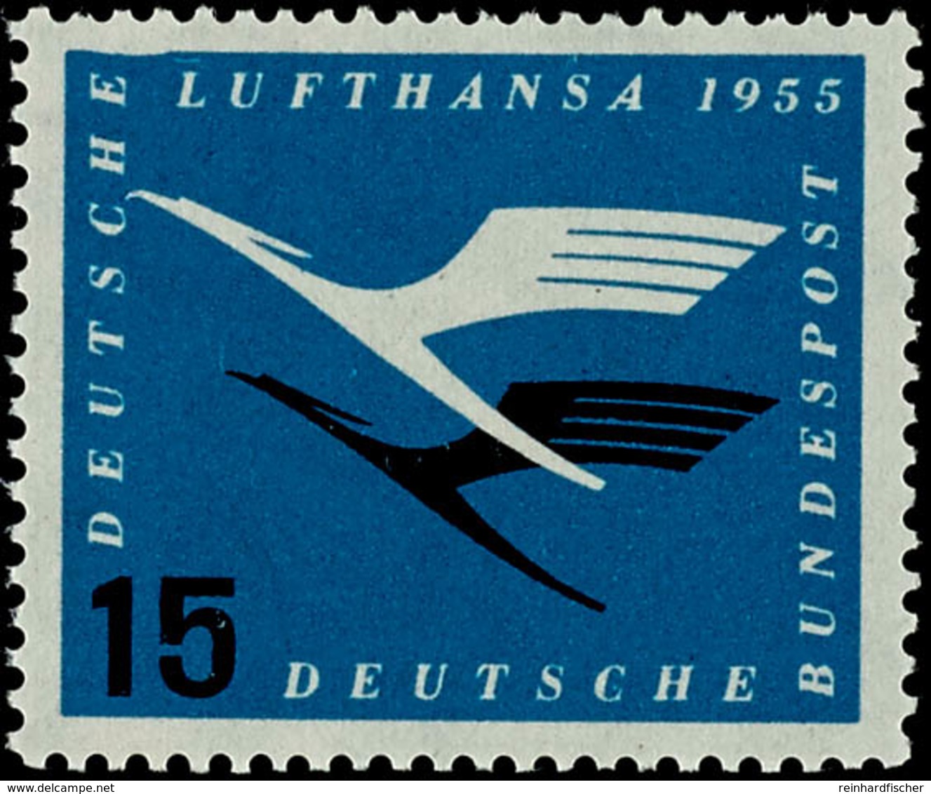 15 Pfg Lufthansa, Plattenfehler I, Tadellos Postfrisch, Gepr. Schlegel BPP, Mi. 340,-, Katalog: 207I ** - Other & Unclassified