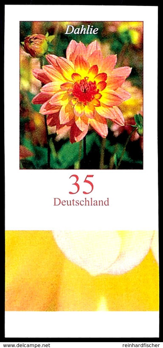 35 Pfg. Blumen, Ungezähnt Vom Unterrand, Postfrisch, Fotoattest Schlegel D. BPP, Katalog: 2505U ** - Other & Unclassified