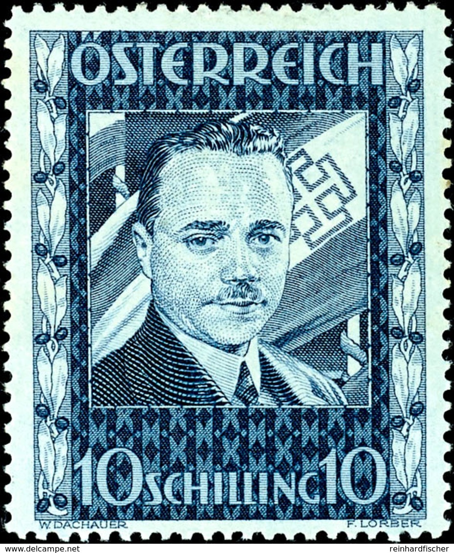 10 Sch. Dollfuß, Postfrisch, Mi. 1.400,-, Katalog: 588 ** - Altri & Non Classificati