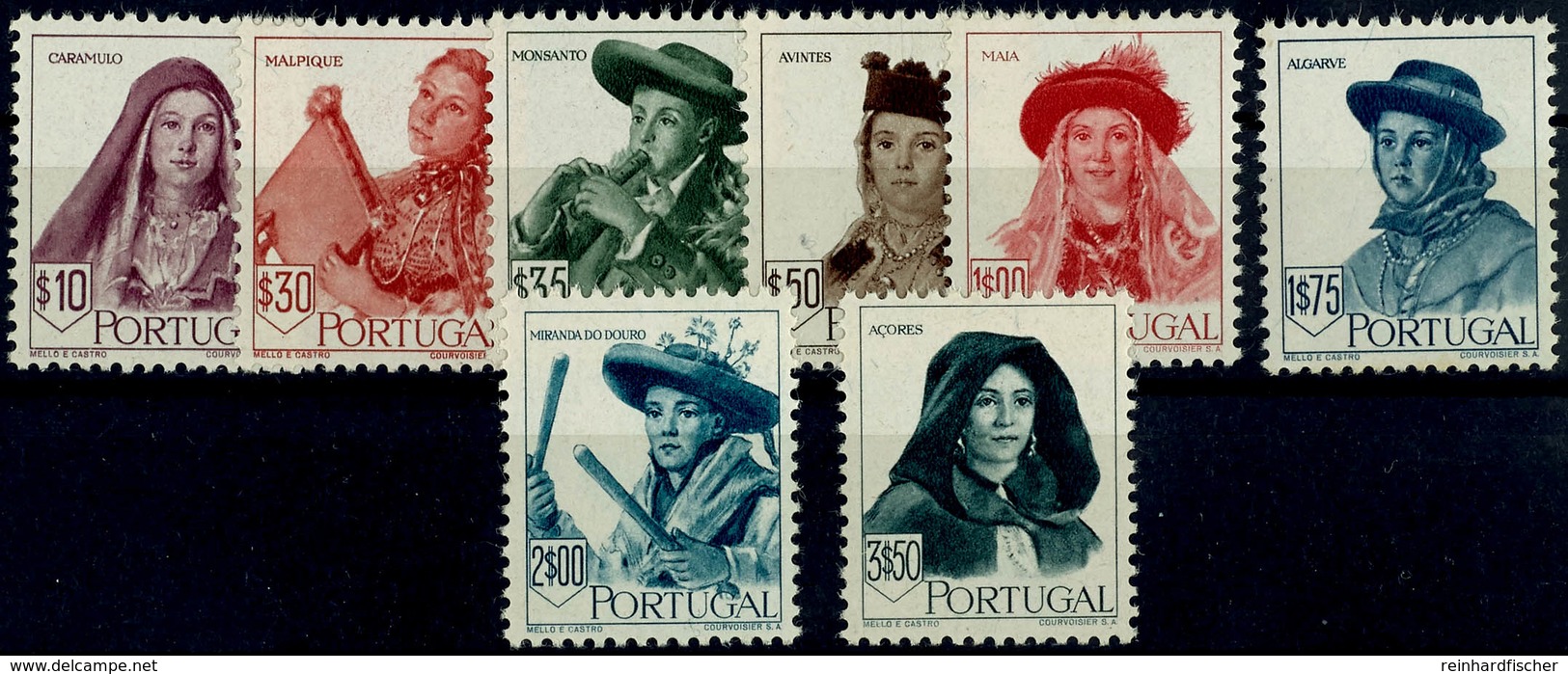 1947, Volkstrachten II, Tadellos Postfrisch, Katalog: 706/13 ** - Portogallo