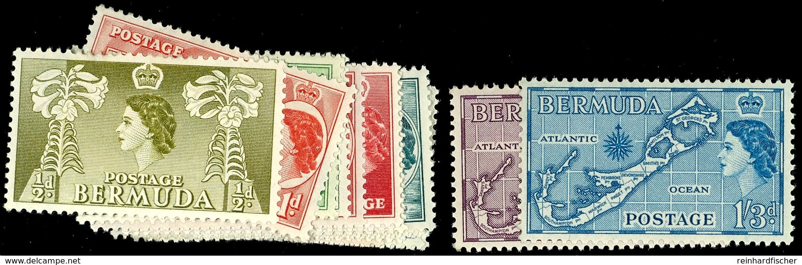 Freimarken Ohne Nr. 139 Kpl. Tadellos Postfrisch, Dazu Nr. 153/54, Mi. 140.-, Katalog: 130/47 ** - Bermuda