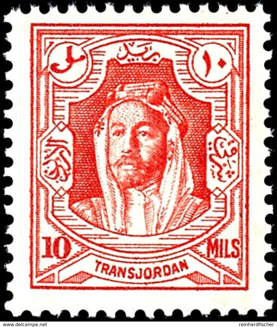 1939 Freimarken, 8 Werte Komplett In Guten D-Zähnung, Tadellos Postfrisch, Unsigniert, Luxus, Sehr Seltene Serie, In Sol - Jordan