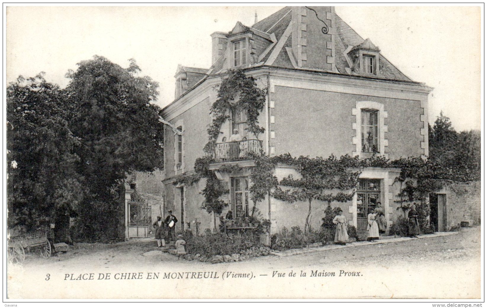 86 Place De CHIRE-en-MONTREUIL - Vue De La Maison Proux - Other & Unclassified