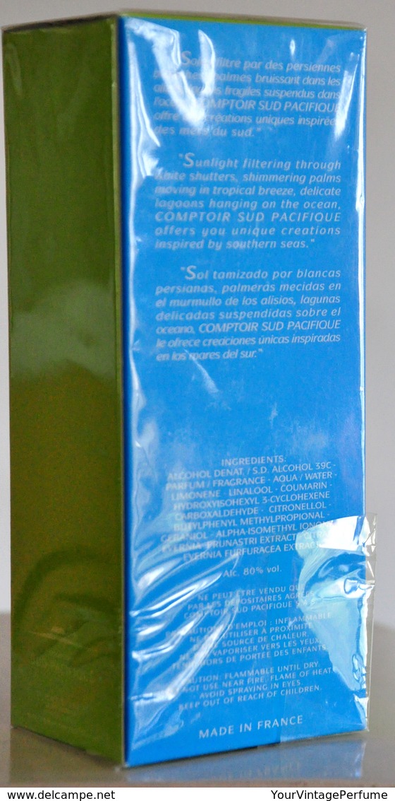 Comptoir Sud Pacifique Mage D'Orient Eau De Toilette Edt 100ML 3.4 Fl. Oz. Spray Perfume For Man Rare Vintage Old 2007 - Men