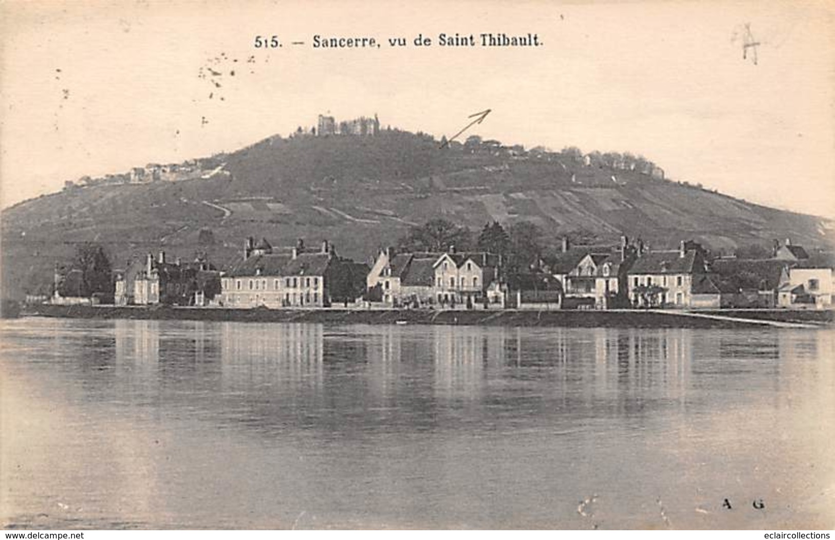 Sancerre          18          Vu De St Thibault       (voir Scan) - Sancerre