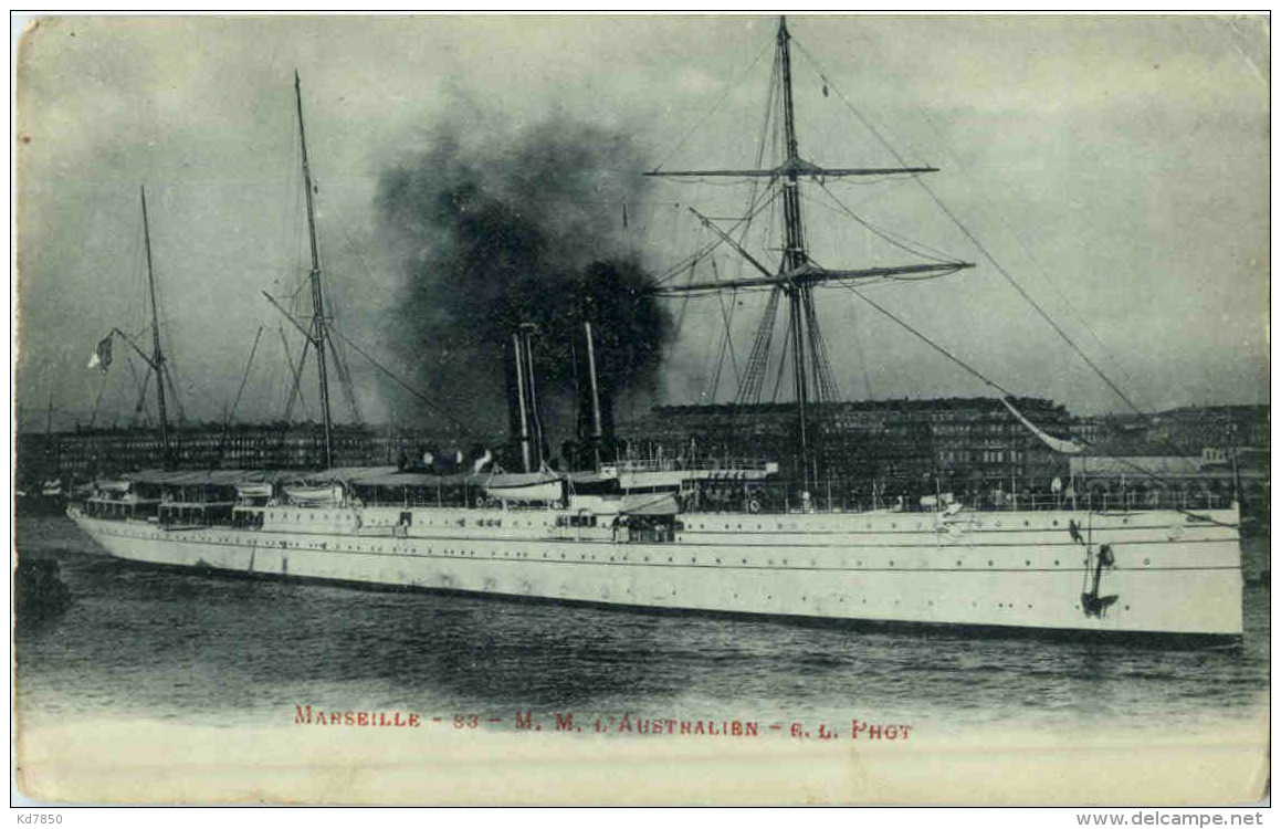 Marseille - M.M. Australien - Dampfer