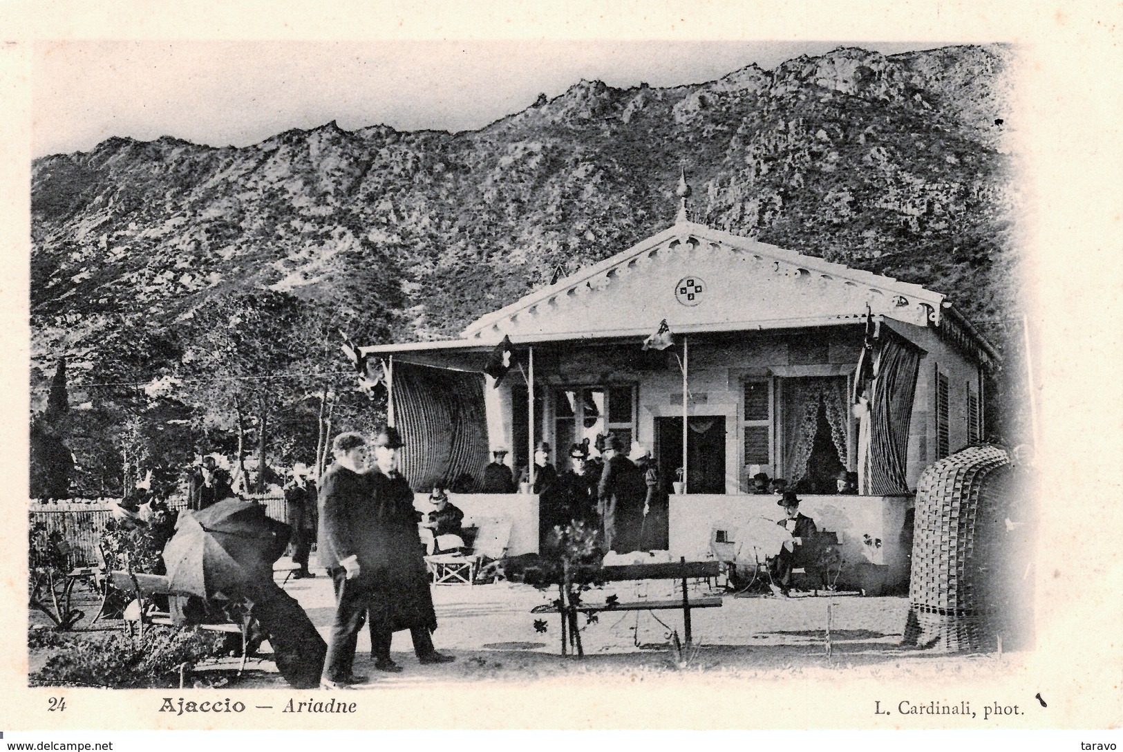 CORSE - AJACCIO - ARIADNE, Annexe Du Grand Hôtel, Sur La Route Des Sanguinaires - Précurseur L. Cardinali - Ajaccio