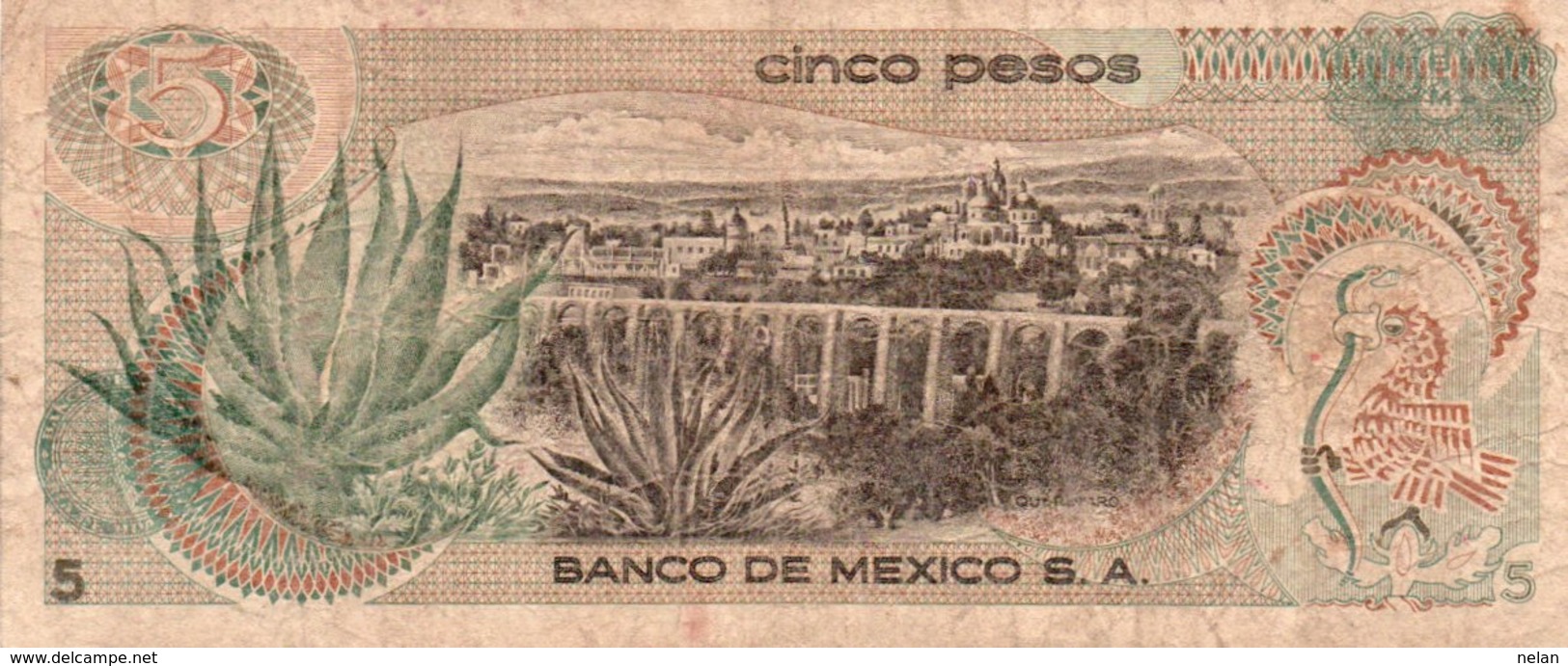 MESSICO 5 PESOS 1971 P-62 - Messico