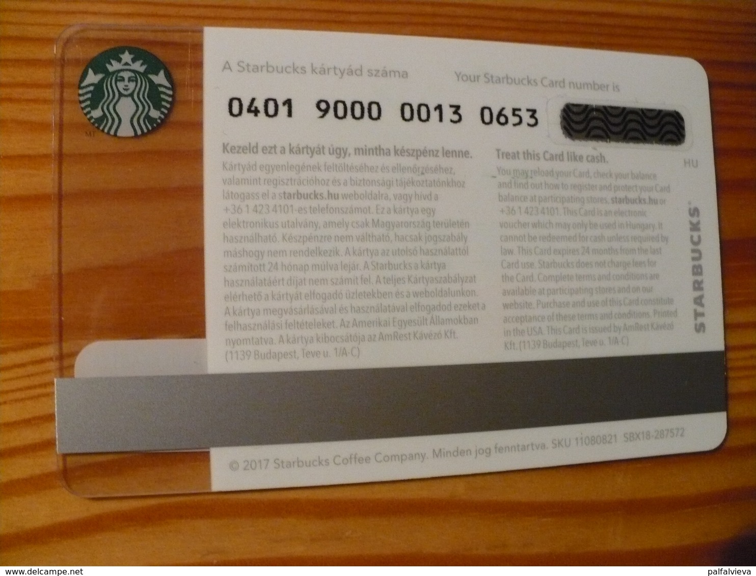 Starbucks Gift Card - Hungary 0401 - Cartes Cadeaux