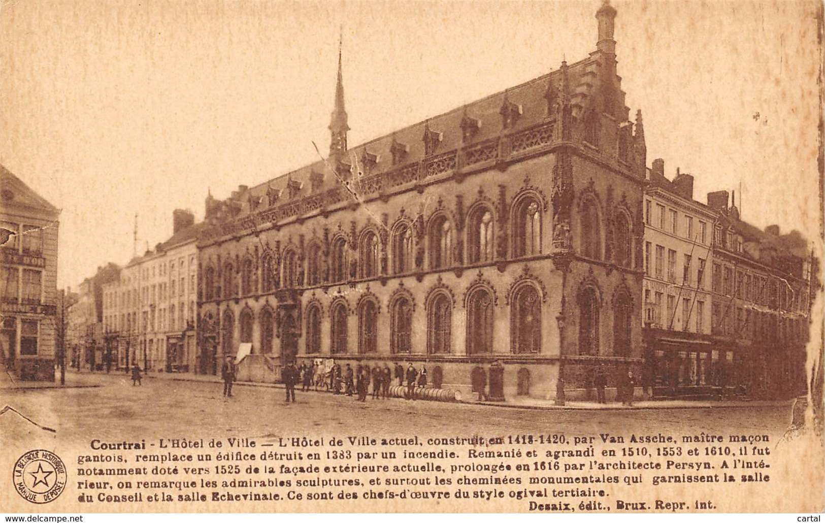 COURTRAI - L'Hôtel De Ville - Kortrijk