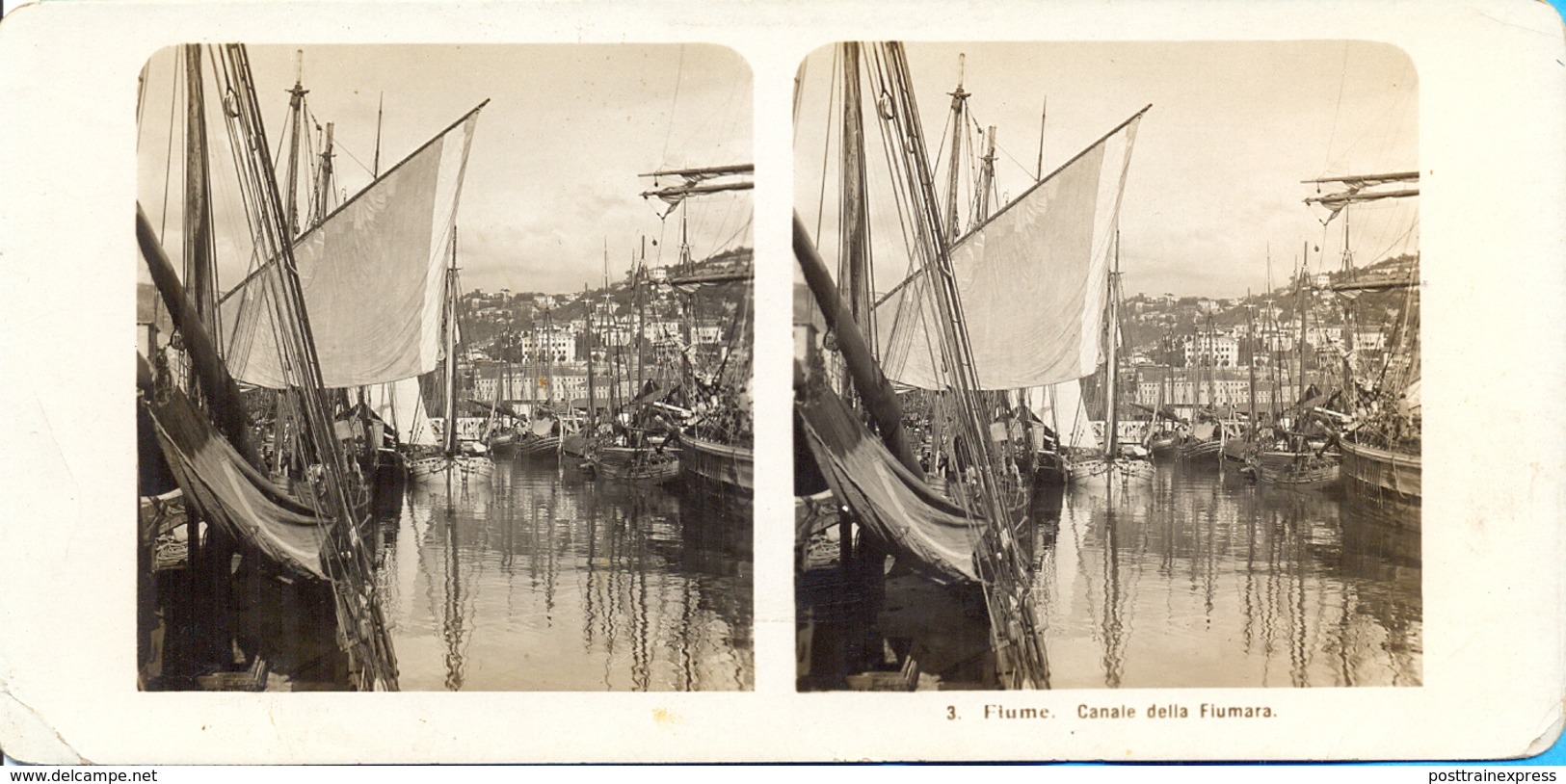 Croatia. Rijeka.  Fiume. - Visionneuses Stéréoscopiques