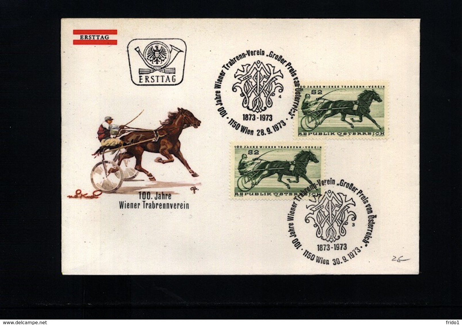 Austria / Oesterreich 1973 Horse Races FDC - Reitsport