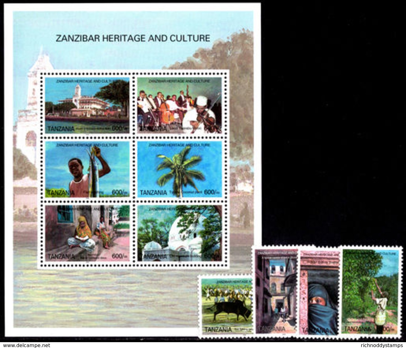 Tanzania 2005 Zanzibar Heritage And Culture Set Unmounted Mint. - Tanzania (1964-...)