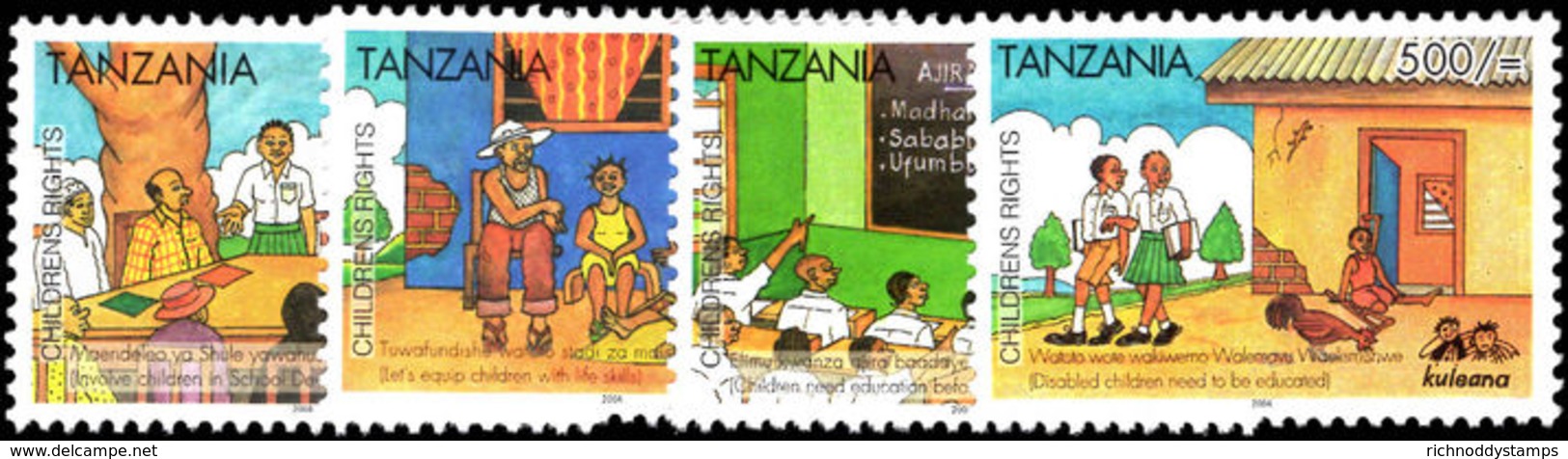 Tanzania 2004 Childrens Rights Unmounted Mint. - Tanzania (1964-...)