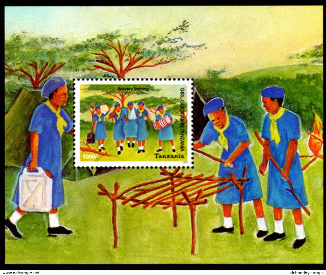 Tanzania 2004 Girl Guides Souvenir Sheet Unmounted Mint. - Tanzania (1964-...)