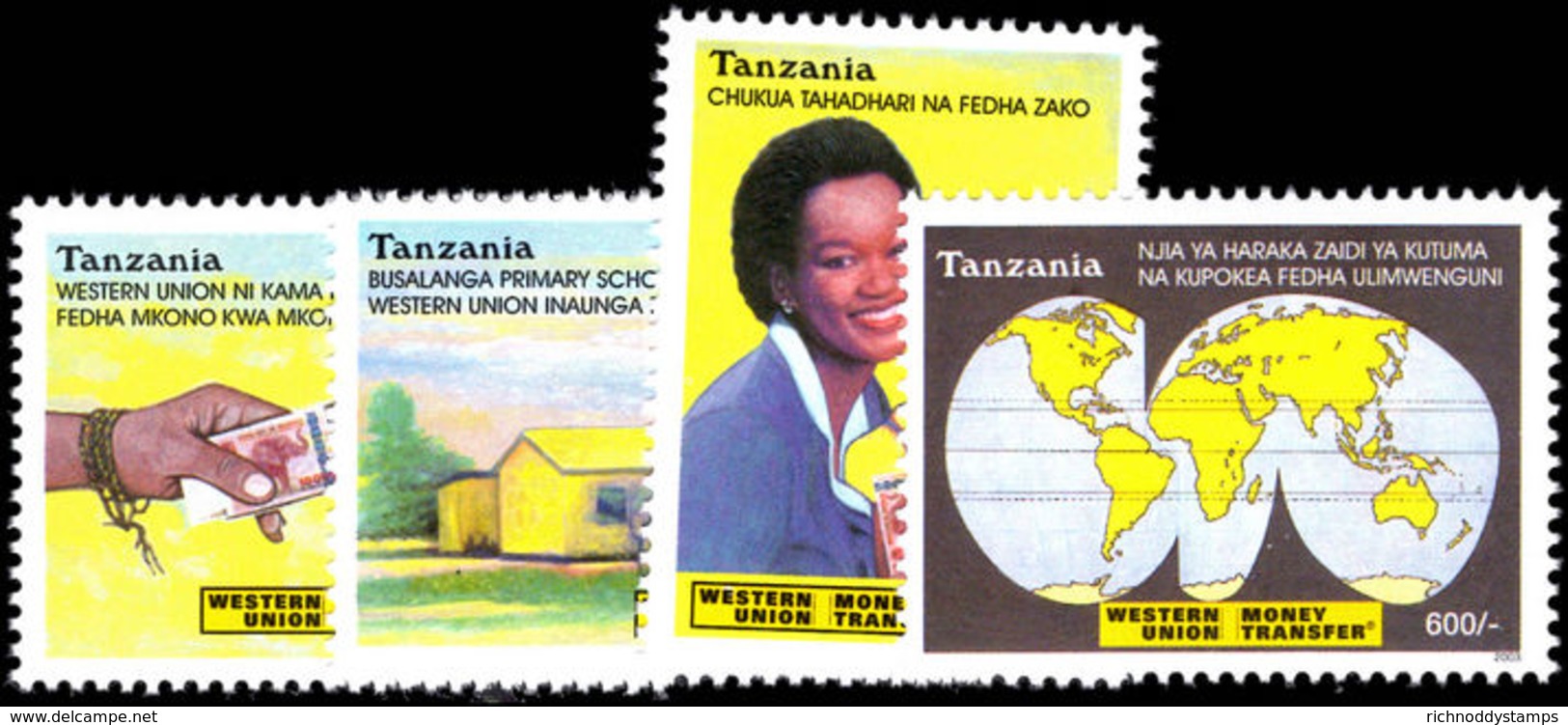 Tanzania 2004 Western Union Unmounted Mint. - Tanzania (1964-...)