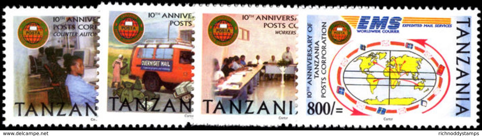 Tanzania 2004 Posts Corporation Unmounted Mint. - Tanzania (1964-...)