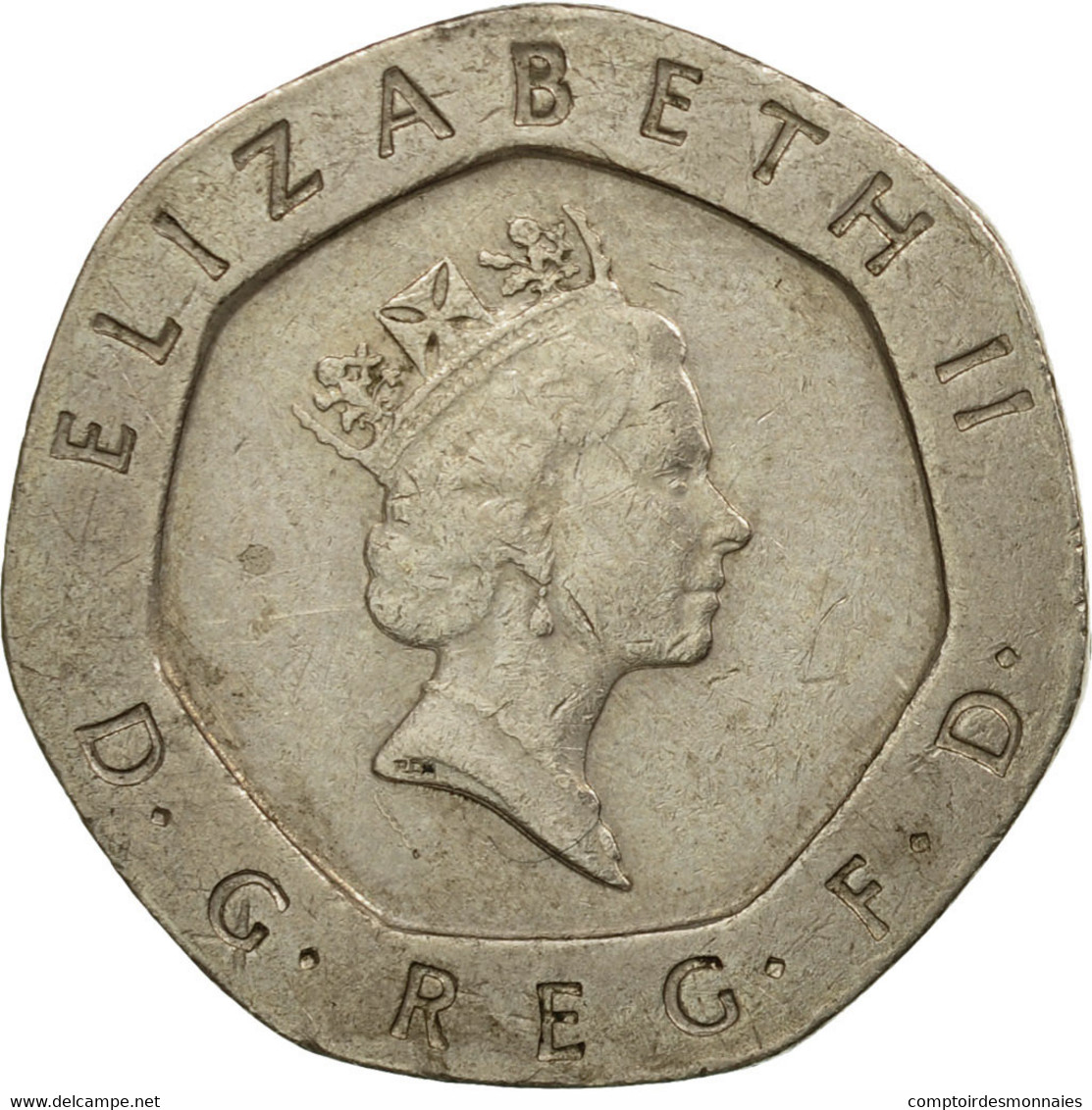 Monnaie, Grande-Bretagne, Elizabeth II, 20 Pence, 1987, TB+, Copper-nickel - 20 Pence