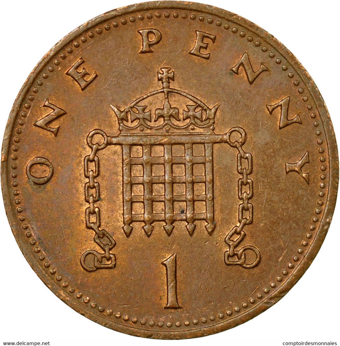 Monnaie, Grande-Bretagne, Elizabeth II, Penny, 1991, TTB, Bronze, KM:935 - 1 Penny & 1 New Penny