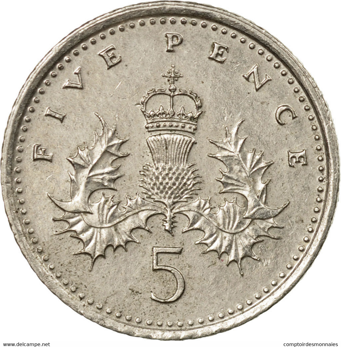 Monnaie, Grande-Bretagne, Elizabeth II, 5 Pence, 1992, TB+, Copper-nickel - 5 Pence & 5 New Pence