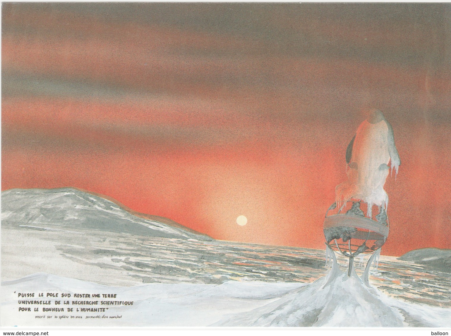 Carte Postale Neuve. Concours Expéditions Polaires Françaises 1987. - TAAF : Terres Australes Antarctiques Françaises