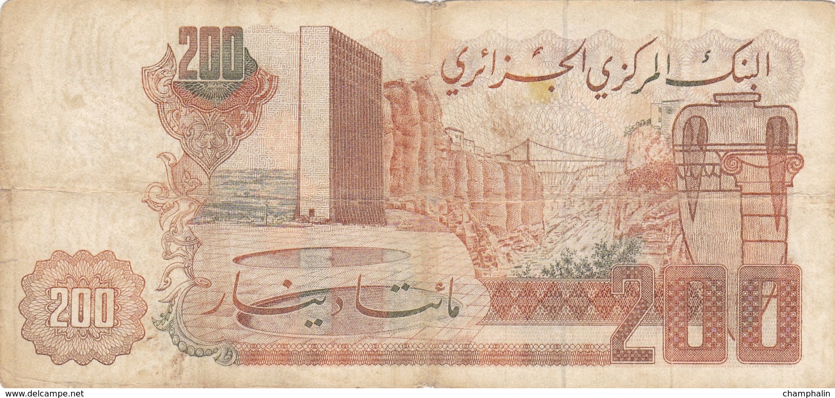 Algérie - Billet De 200 Dinars - 23 Mars 1983 - Algérie