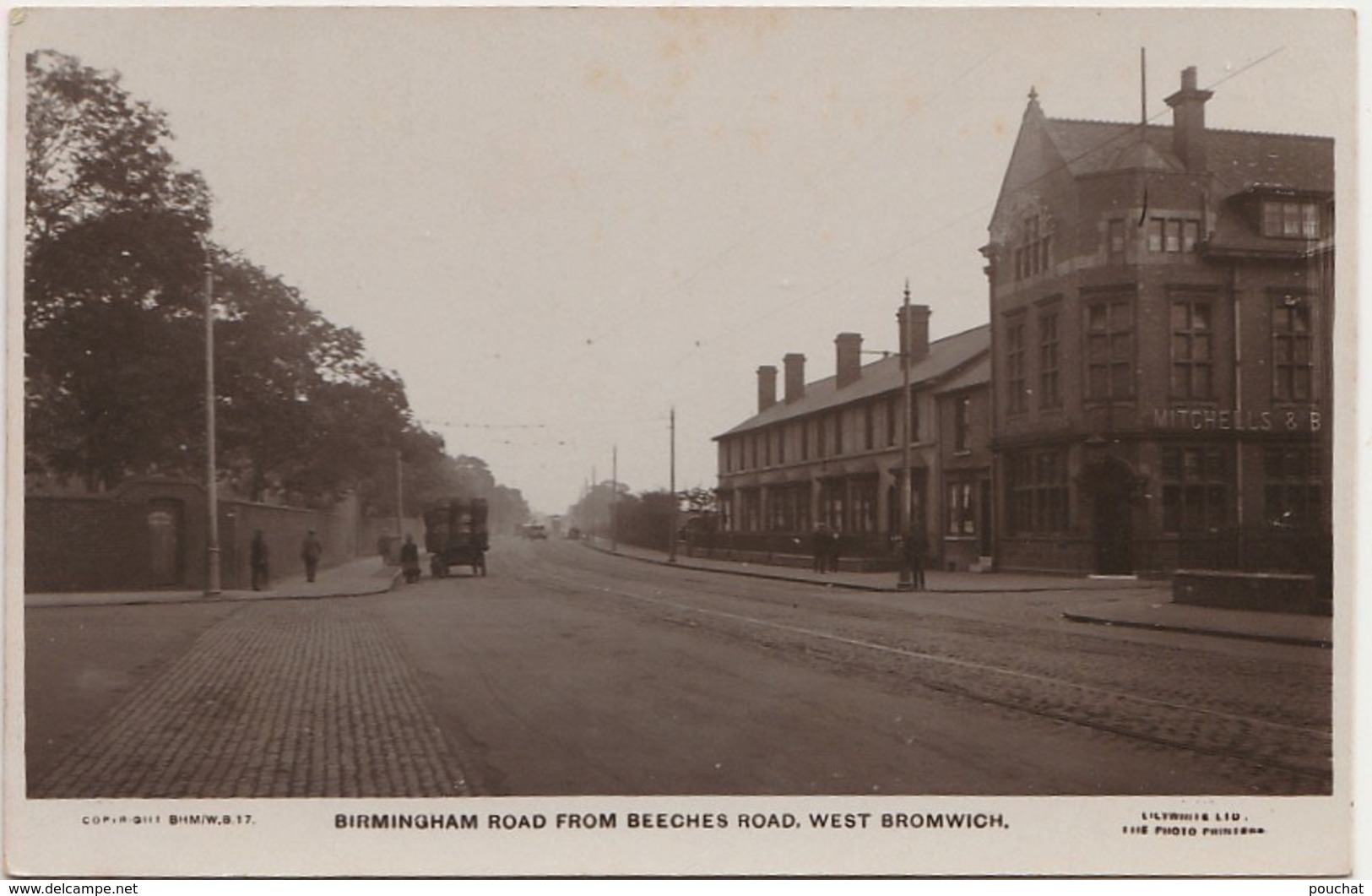 V10- BIRMINGHAM ROAD FROM BEECHES ROAD.   WEST BROMWICH - (2 SCANS) - Autres & Non Classés