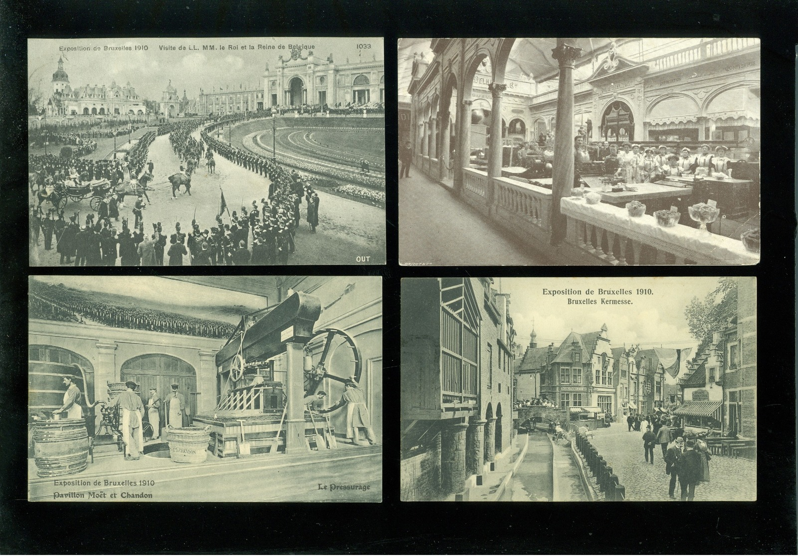 Beau Lot De 60 Cartes Postales De L' Exposition De Bruxelles 1910        Mooi Lot Van 60 Postkaarten Van Tentoonstelling - 5 - 99 Cartes