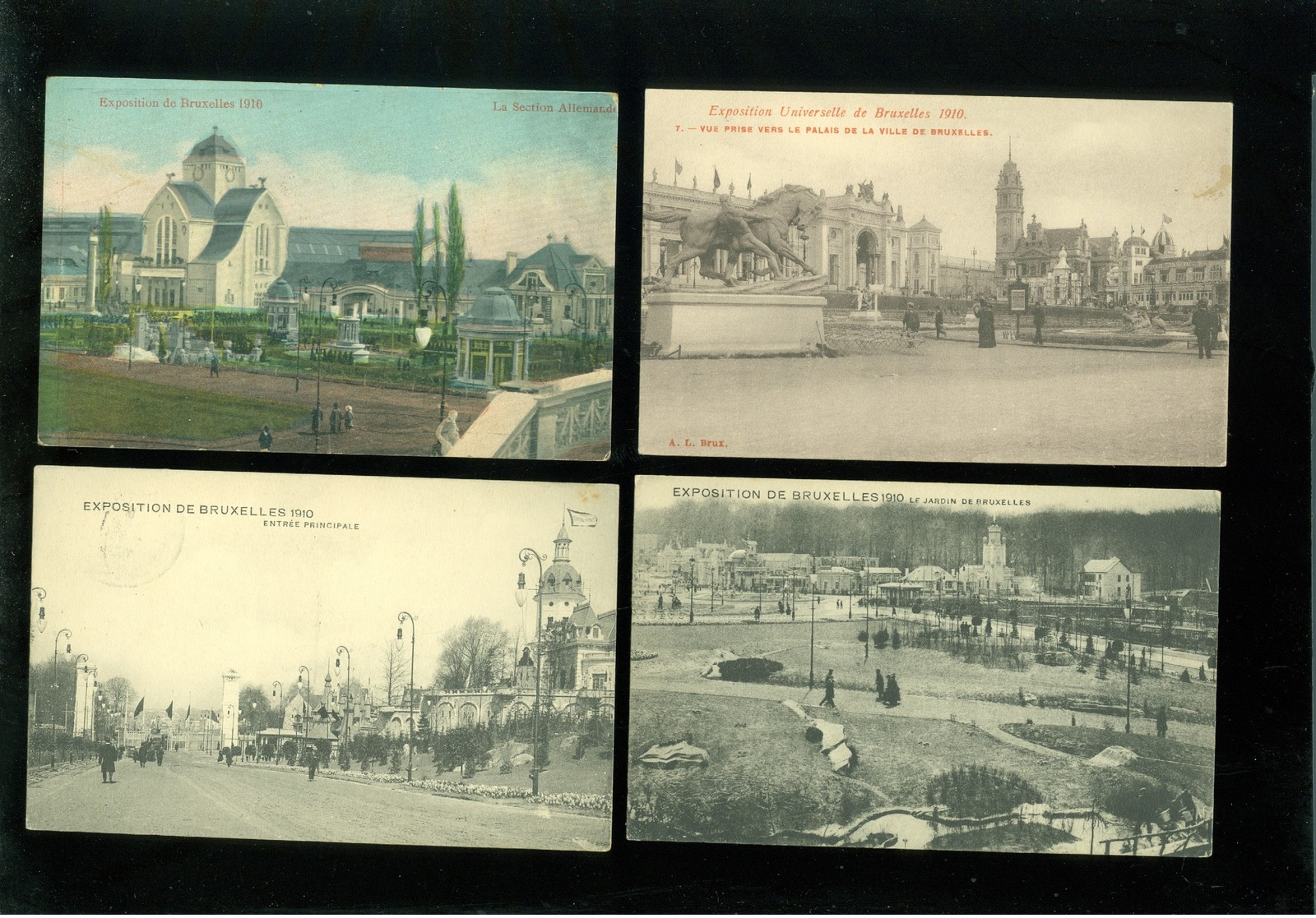 Beau Lot De 60 Cartes Postales De L' Exposition De Bruxelles 1910        Mooi Lot Van 60 Postkaarten Van Tentoonstelling - 5 - 99 Cartes