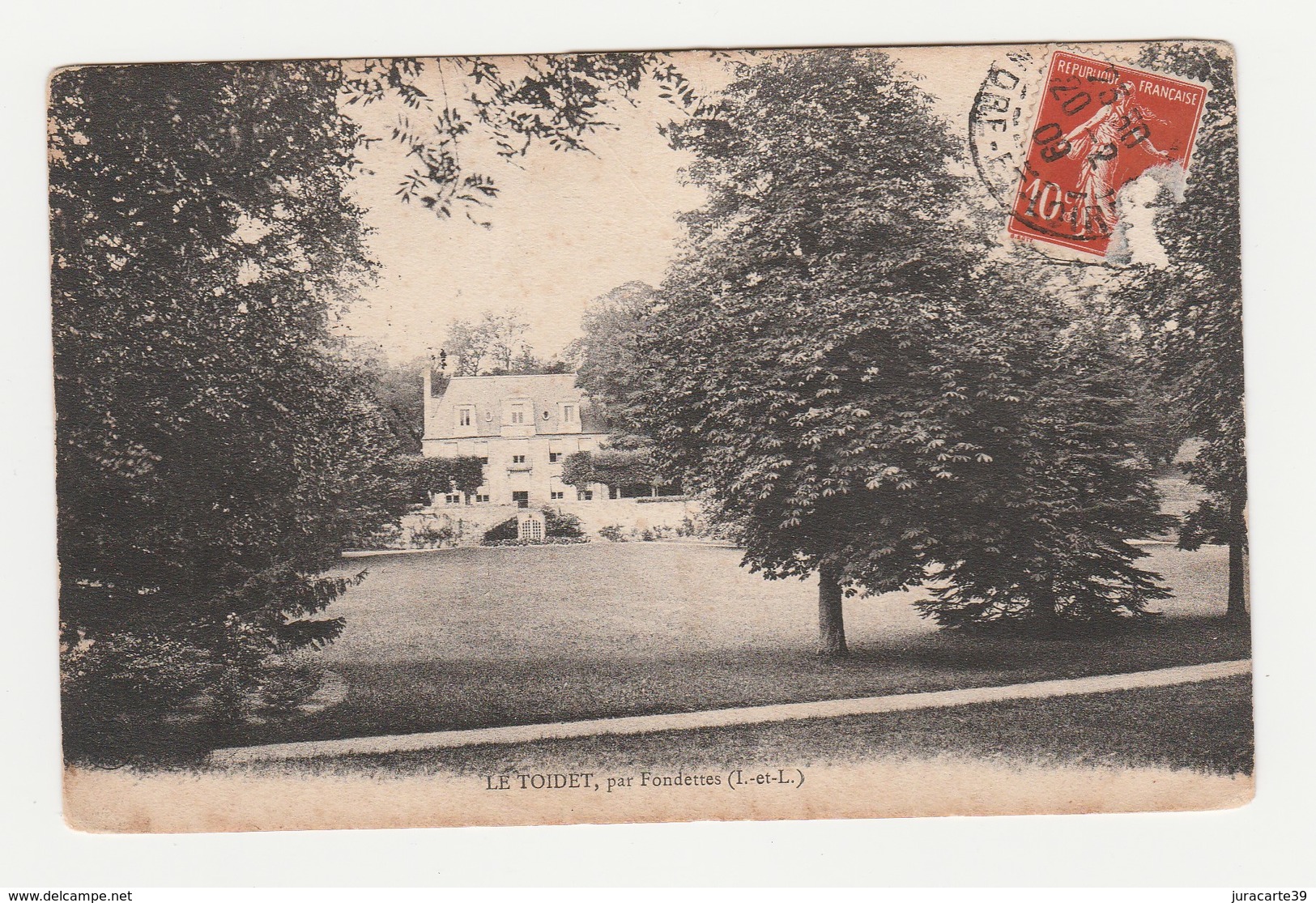 Le Toidet Par Fondettes.37.Indre Et Loire.1909 - Fondettes