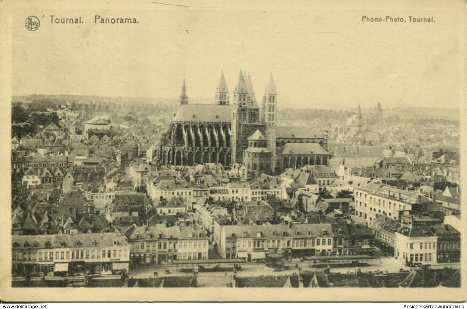 005663  Tournai - Panorama  1918 - Tournai