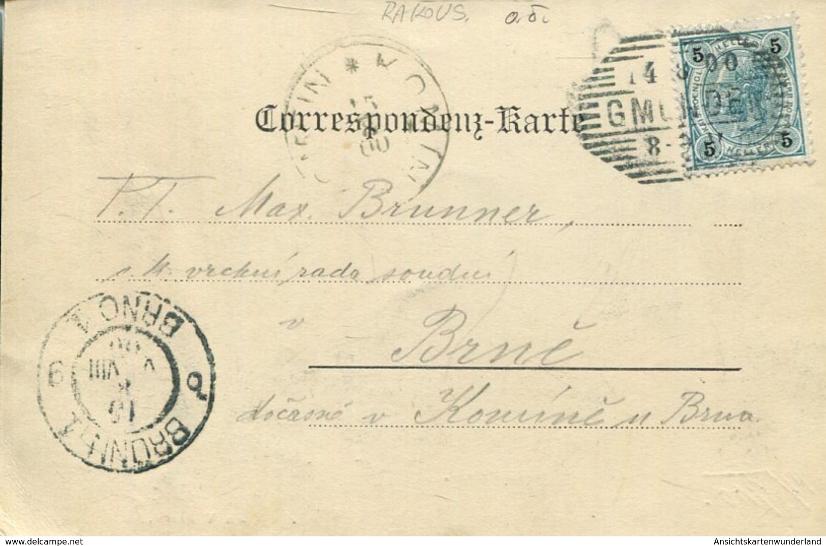 005685  Gmunden Vom Calvarienberg  1900 - Gmunden