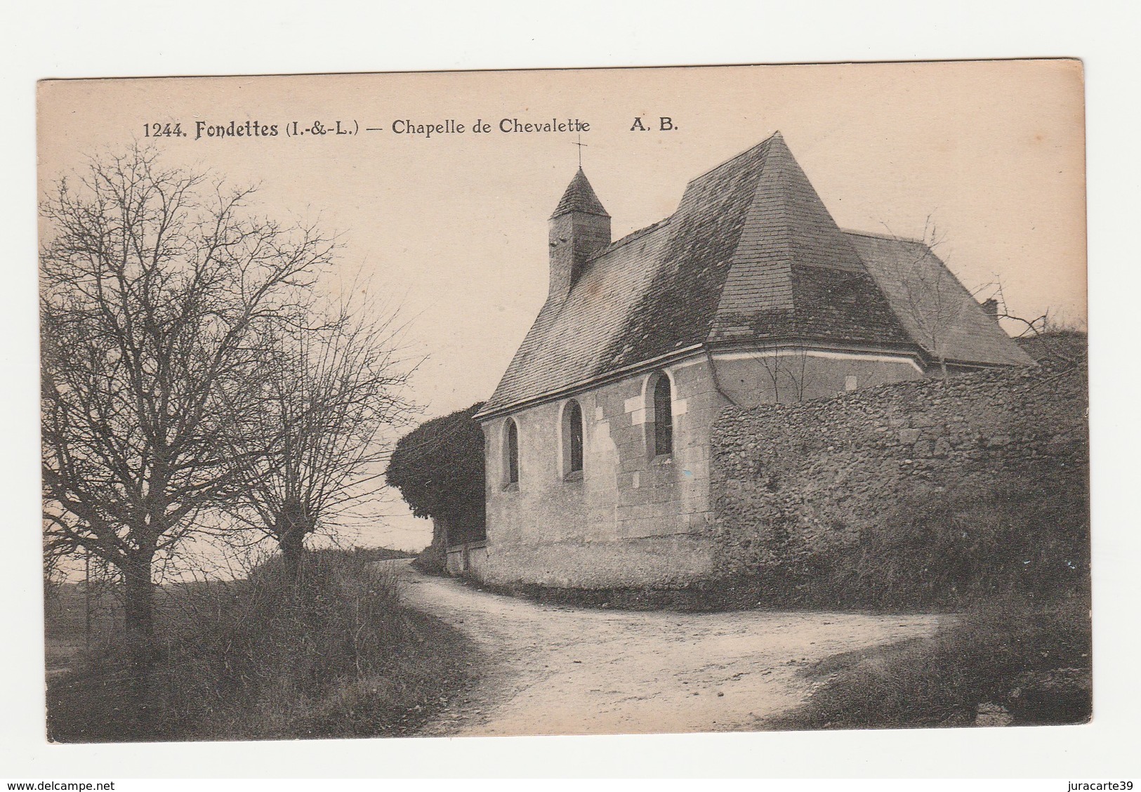 Fondettes.37.Indre Et Loire.Chapelle De Chevalette.1920 - Fondettes