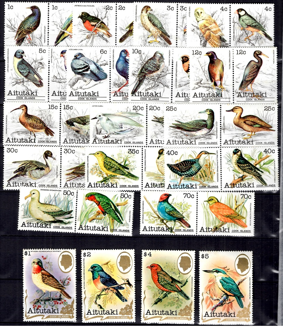 Aitutaki YT N° 277/292, N° 293/300, N° 308/315, N° 316/317 Et N° 326/327 Neufs ** MNH. TB. A Saisir! - Aitutaki