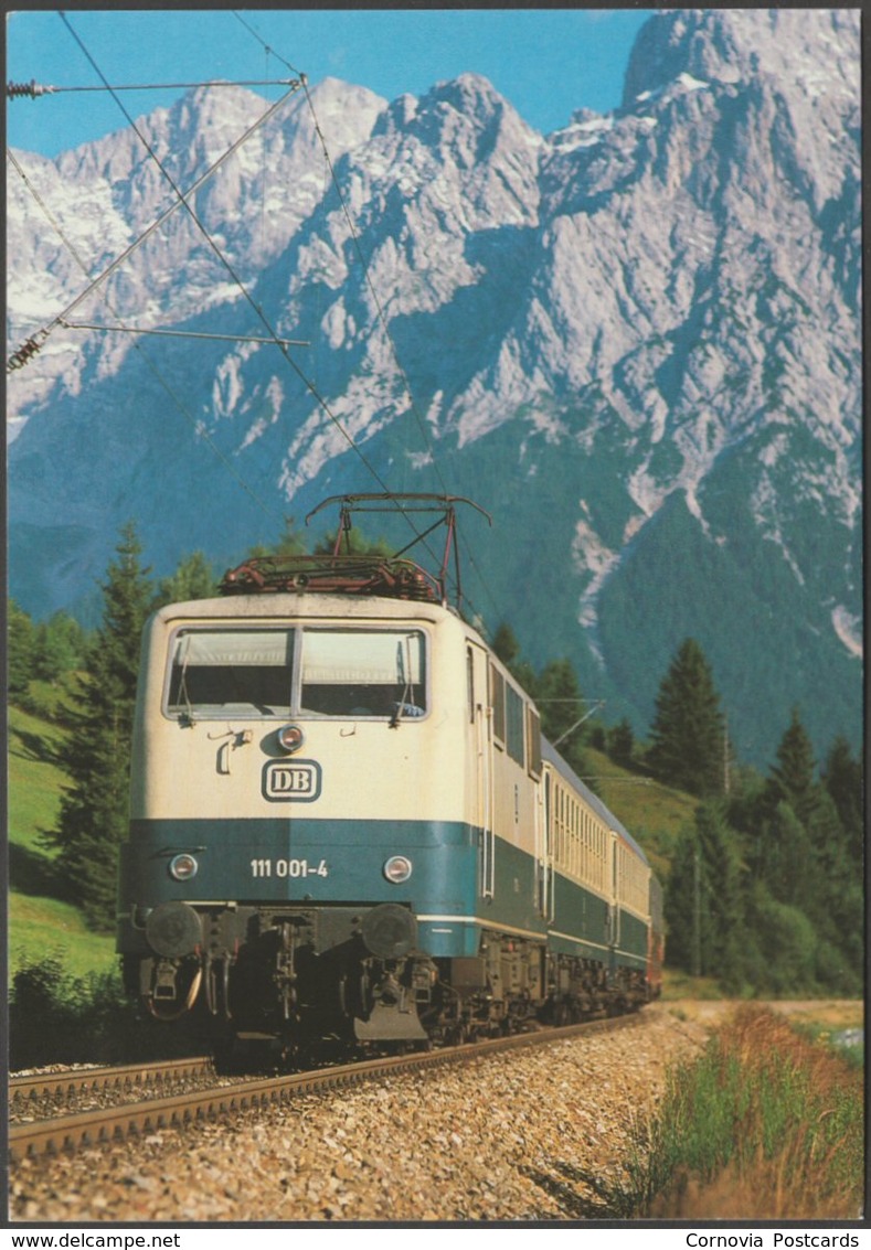 Deutschen Bundesbahn Elektro-Schnellzuglokomotive 111 001-4 - Reiju AK - Treinen