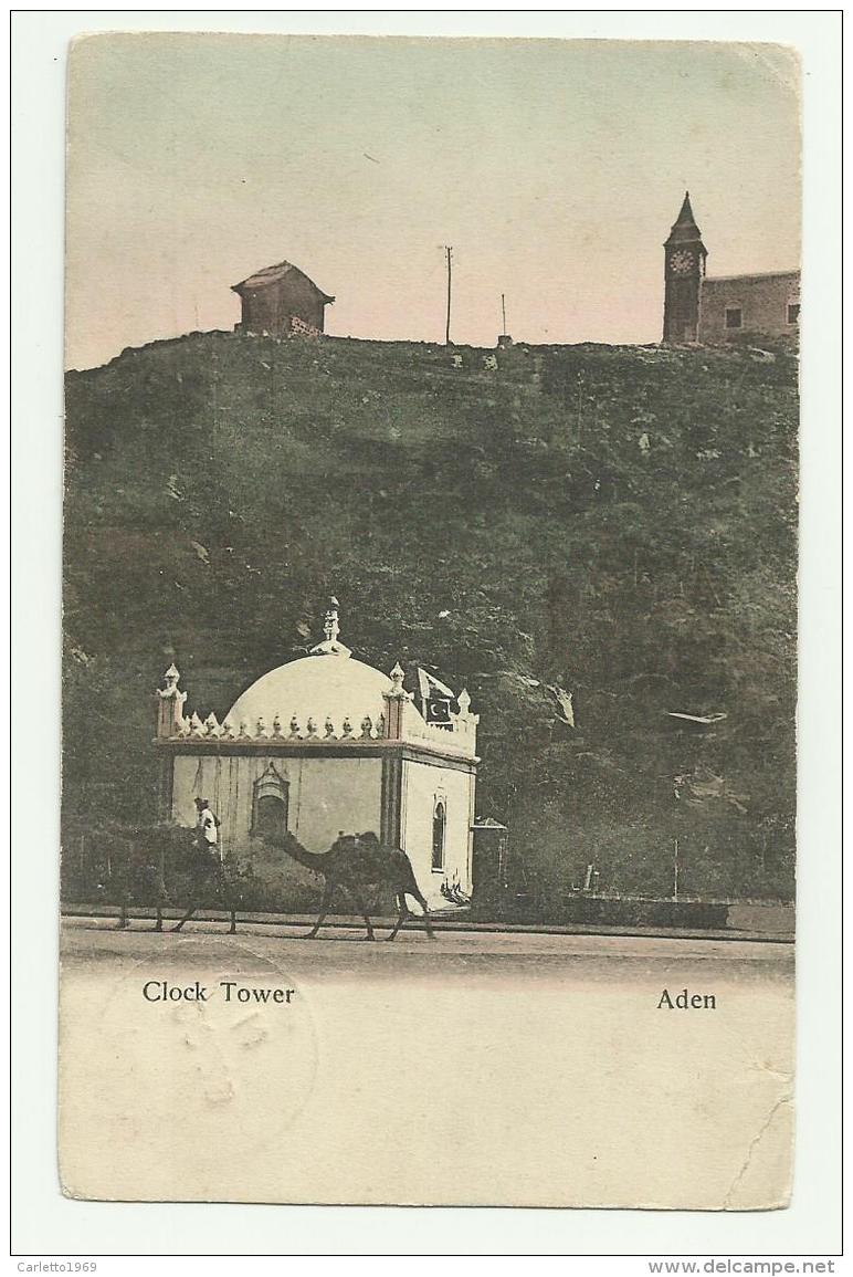 ADEN - CLOCK TOWER  - VIAGGIATA FP - Yémen