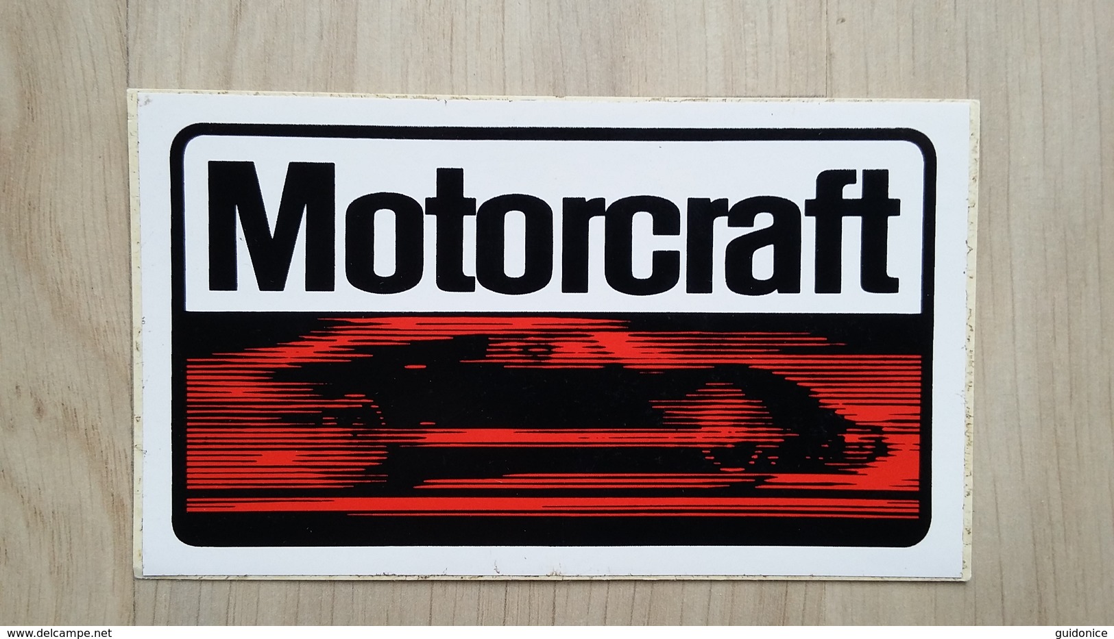 Aufkleber Mit Werbung Eines Autoteile-Anbieters (Motorcraft) - Stickers