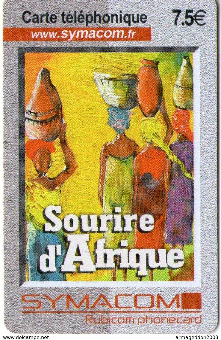 N°03 / TÉLÉCARTE 2010 SYMACOM SOURIRE D'AFRIQUE RUBICOM PHONECARD  / 7.50€  - VOIR DOS - 2010