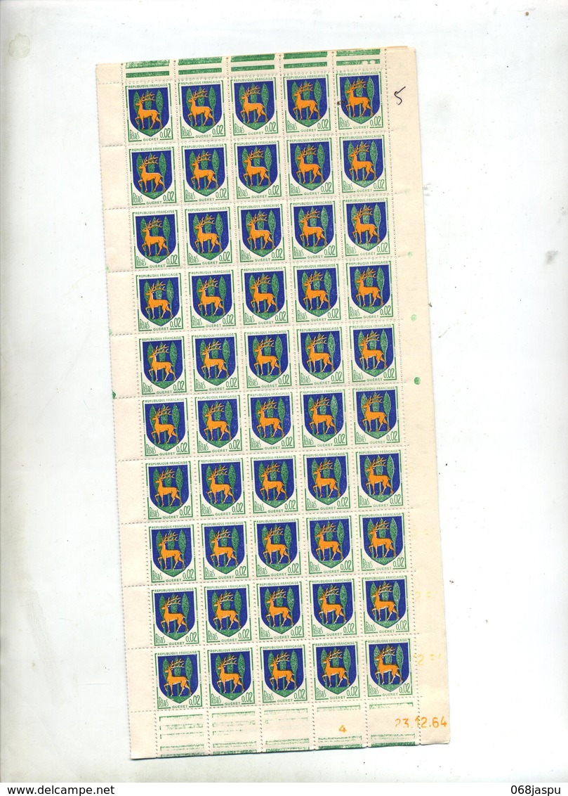 Planche Plie Collé Gueret Coin Daté 1964 - 1960-1969