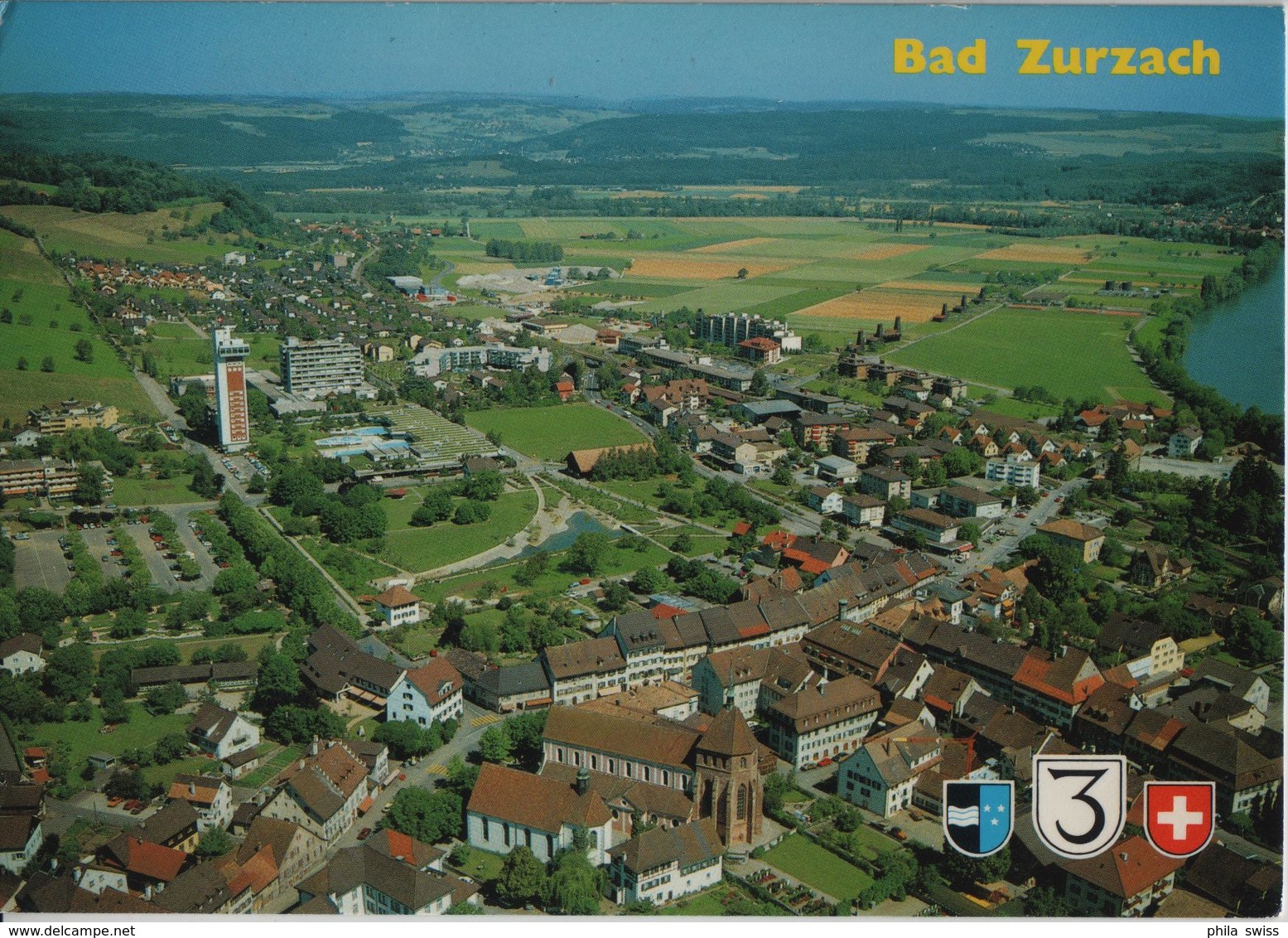 Bad Zurzach - Flugaufnahme Rud. Suter - Zurzach