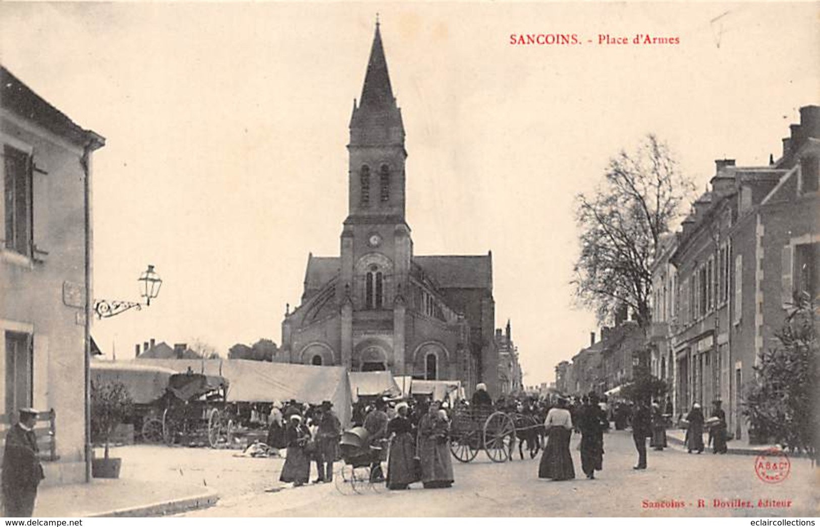 Sancoins         18       Place D'Armes.  Marché 2     (voir Scan) - Sancoins