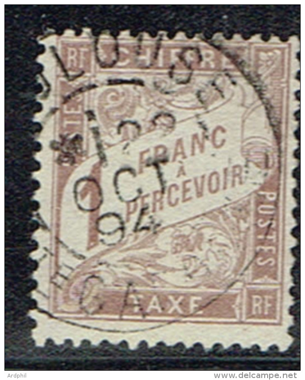 A12b-taxe N°25 Sans Défaut 1894 - 1859-1959 Usati